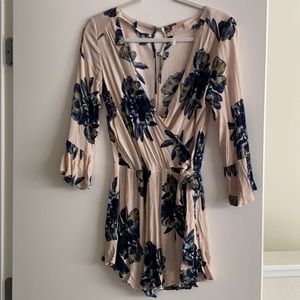 Free People Wrap Top Romper